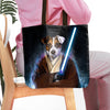 Load image into Gallery viewer, &#39;Jedi Doggo&#39; Personalized Tote Bag