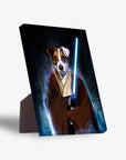 'Doggo-Jedi' Personalized Pet Standing Canvas