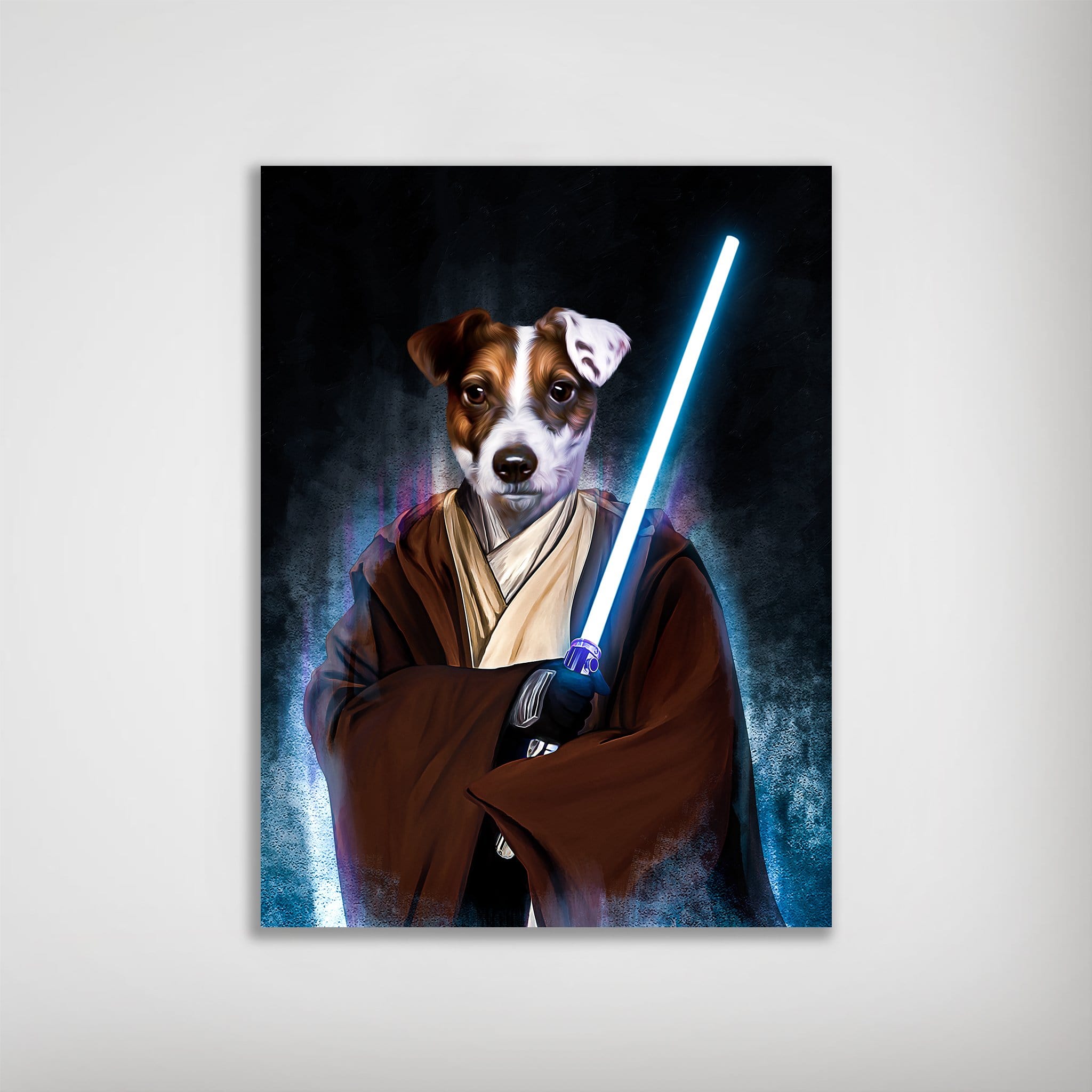 Póster Perro personalizado &#39;Doggo-Jedi&#39;