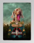 'Jurassic Bark' Personalized Pet Blanket