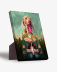 'Jurassic Bark' Personalized Pet Standing Canvas