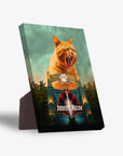 'Jurassic Meow' Personalized Pet Standing Canvas