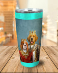 King And Queen Personalized 2 Pet Tumbler