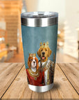 King And Queen Personalized 2 Pet Tumbler