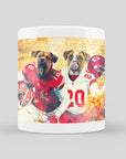 Taza personalizada para 2 mascotas 'Kansas City Doggos'