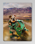 Manta personalizada para mascotas 'Kawadawgi Rider'