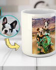 'Kawadawgi Riders' Personalized 2 Pet Mug