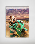 'Kawadawgi Rider' Personalized Pet Poster