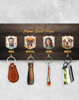 Personalized Family Wood Key Holder