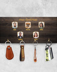 Personalized Family Wood Key Holder