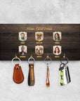 Personalized Family Wood Key Holder