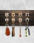 Personalized Family Wood Key Holder