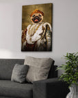 'The King Blep' Personalized Pet Canvas