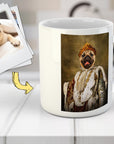 Taza personalizada para mascotas 'El Rey Blep'