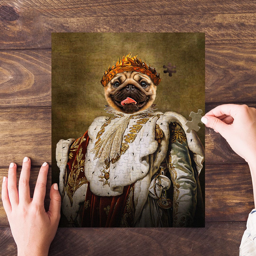 &#39;The King Blep&#39; Personalized Pet Puzzle