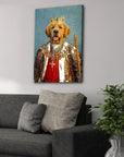'The King' Personalized Pet Canvas