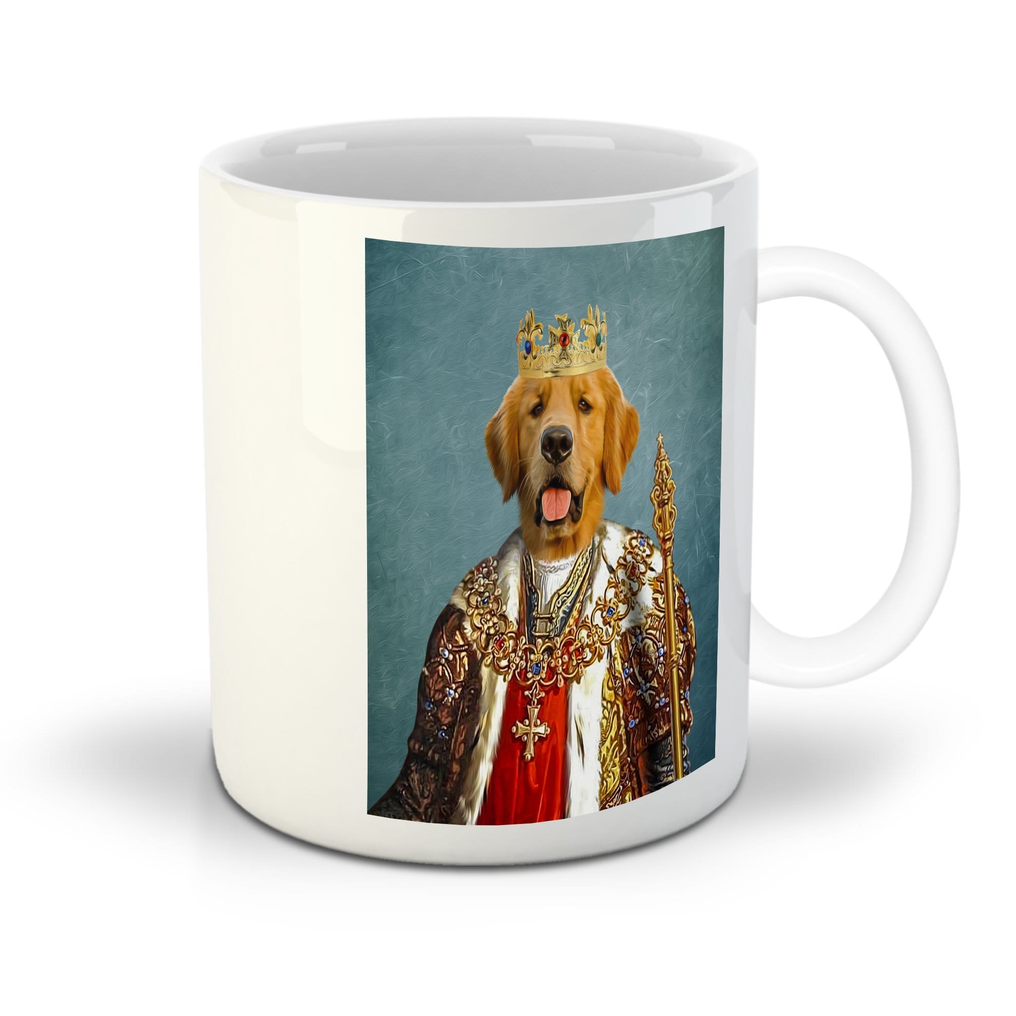 &#39;The King&#39; Custom Pet Mug