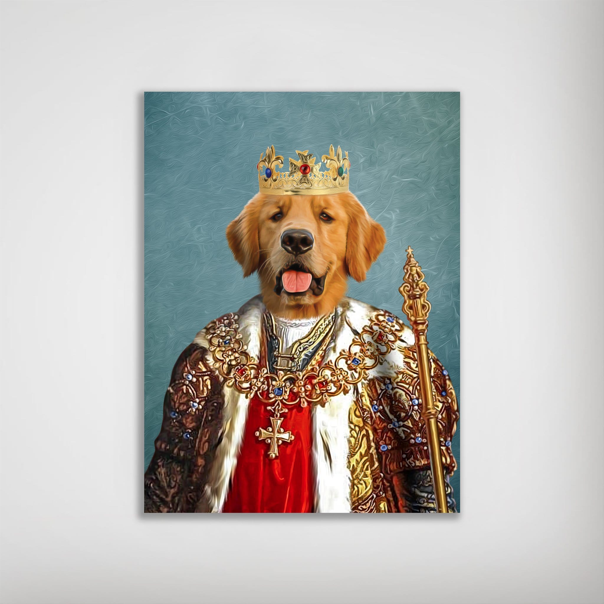 &#39;The King&#39; Personalized Dog Poster