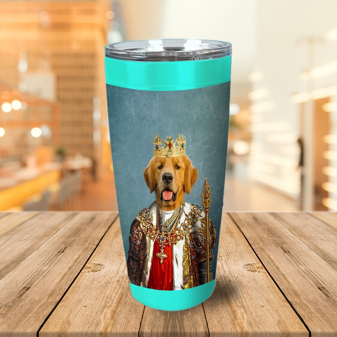 &#39;The King&#39; Personalized Tumbler