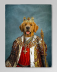 'The King' Personalized Pet Blanket