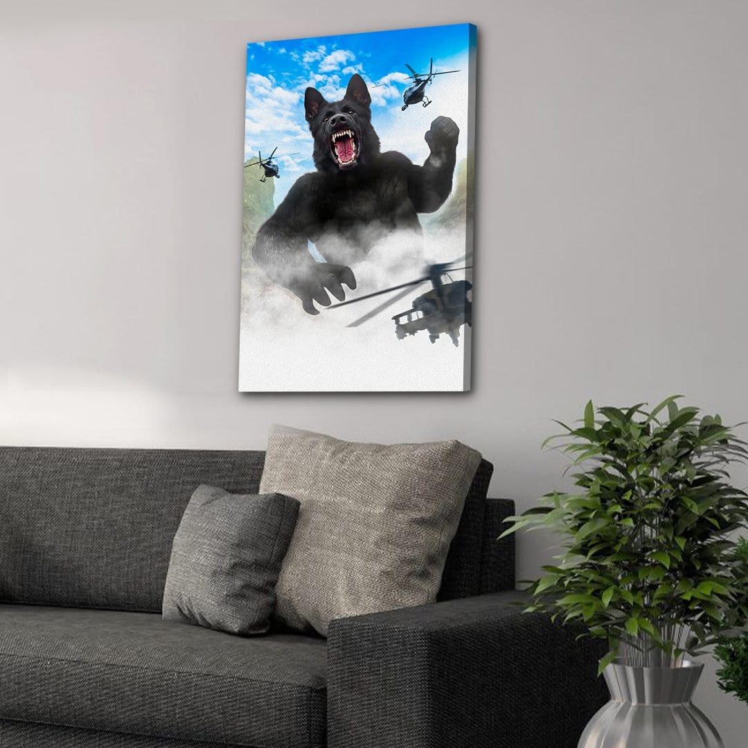 &#39;Kong-Dogg&#39; Personalized Pet Canvas