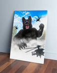 'Kong-Dogg' Personalized Pet Canvas