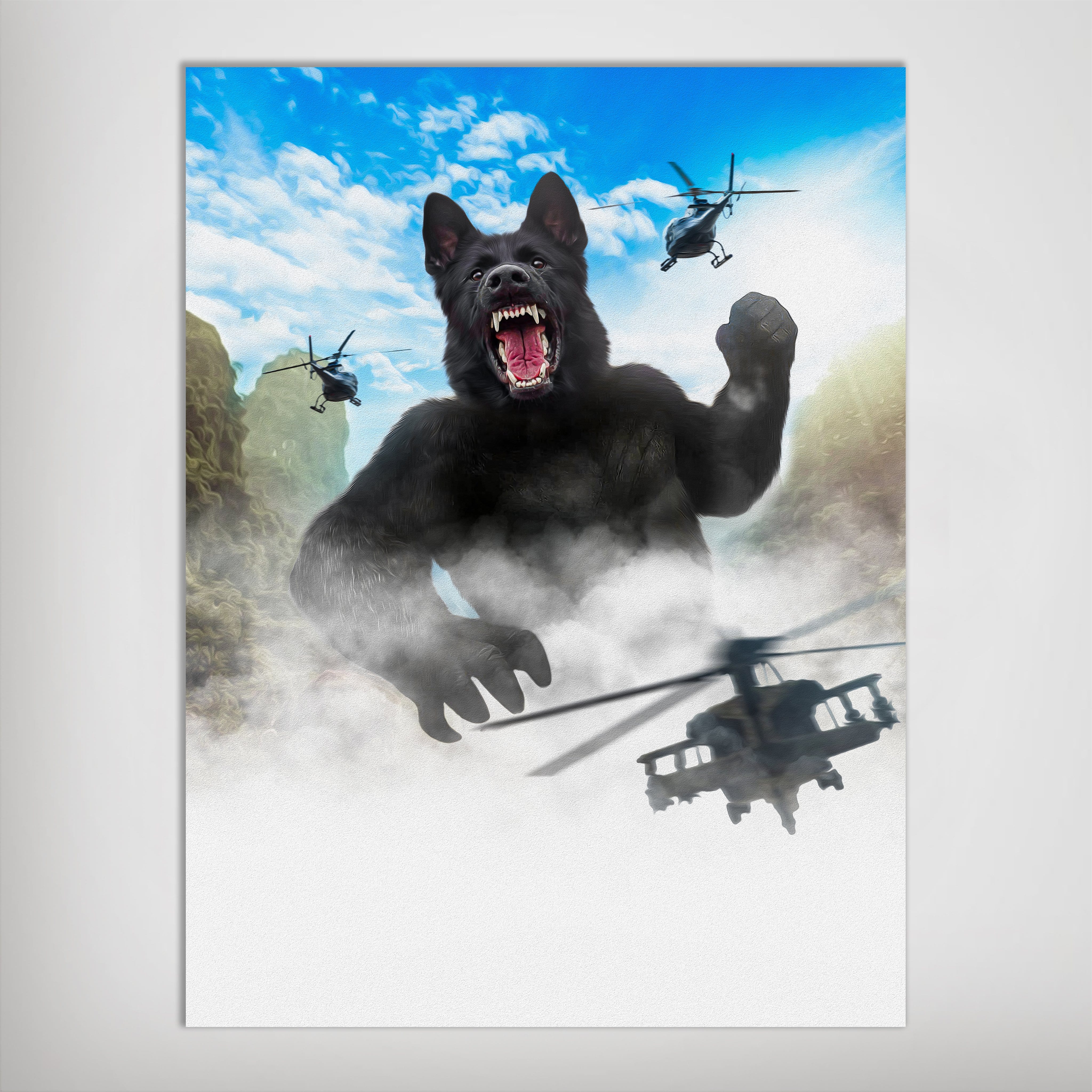 &#39;Kong-Dogg&#39; Personalized Pet Poster
