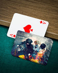 'Las Vegas Doggos' Personalized 2 Pet Playing Cards