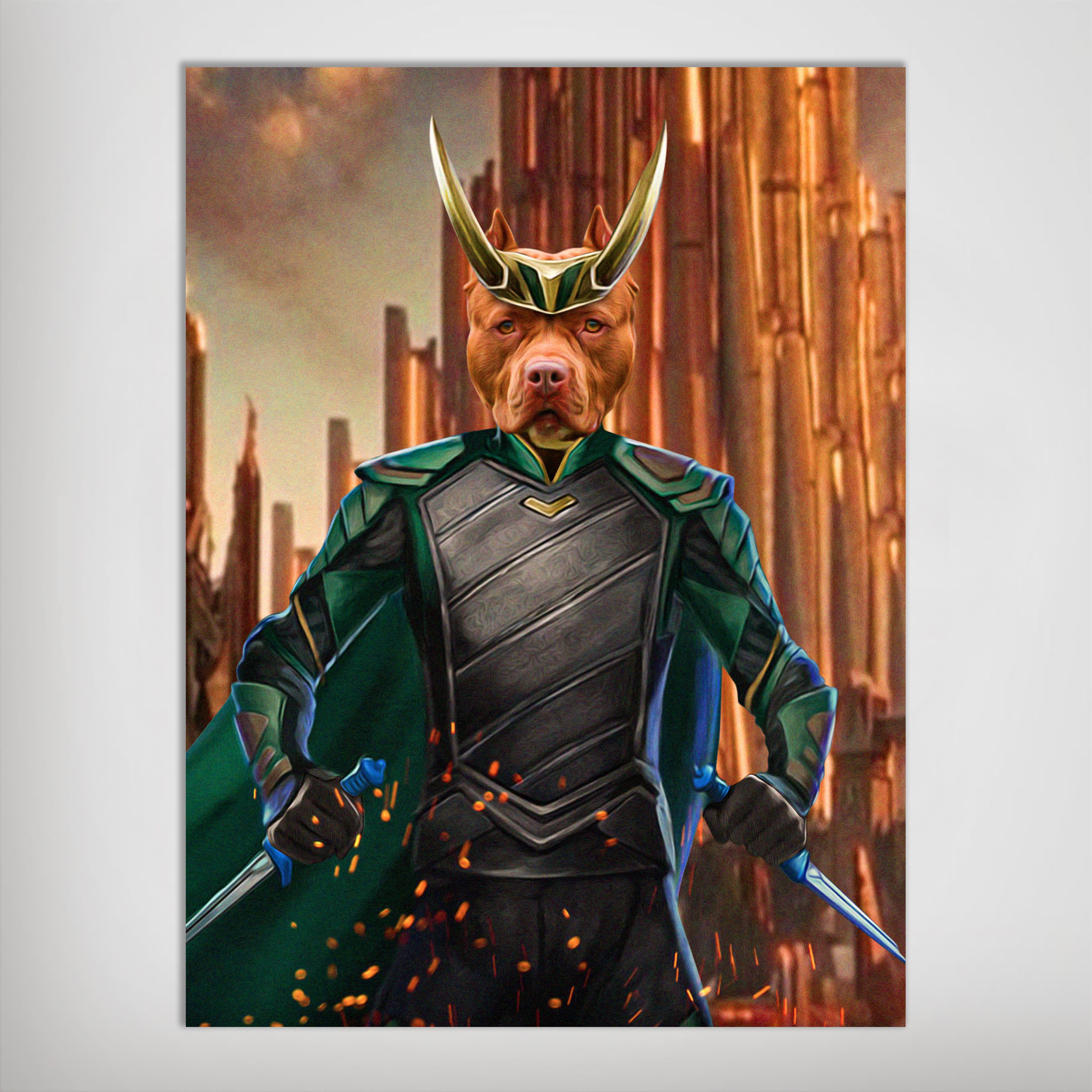 &#39;Loki Doggo&#39; Personalized Pet Poster