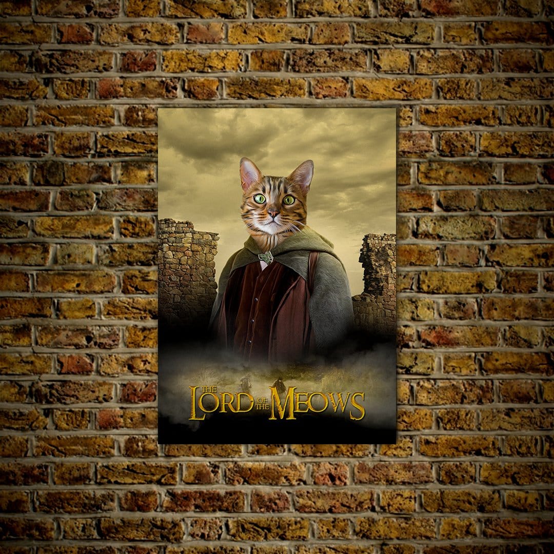 &#39;Lord Of The Meows&#39; Personalized Pet Poster