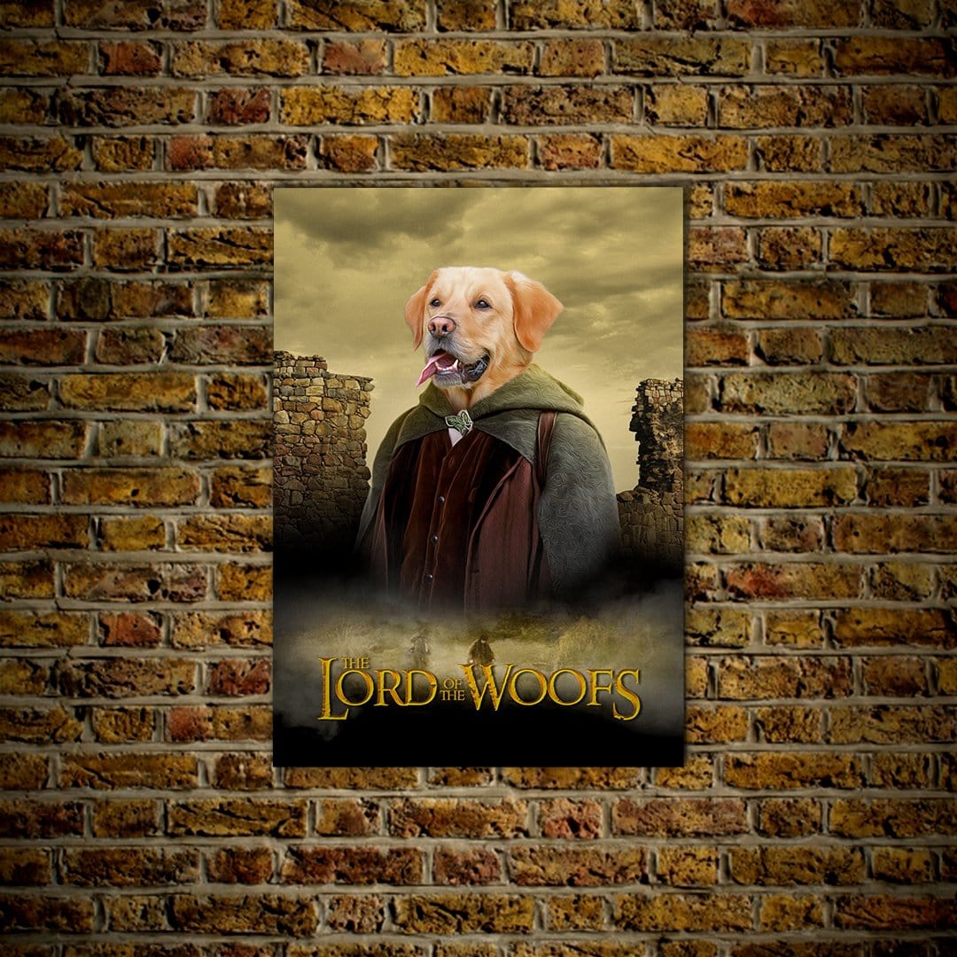 &#39;Lord Of The Woofs&#39; Personalized Dog Poster