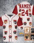 Jersey de béisbol personalizado de Los Angeles Angel Dogs