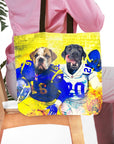 'Los Angeles Doggos' Personalized 2 Pet Tote Bag