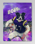Manta personalizada para mascotas 'Louisiana State Doggos'