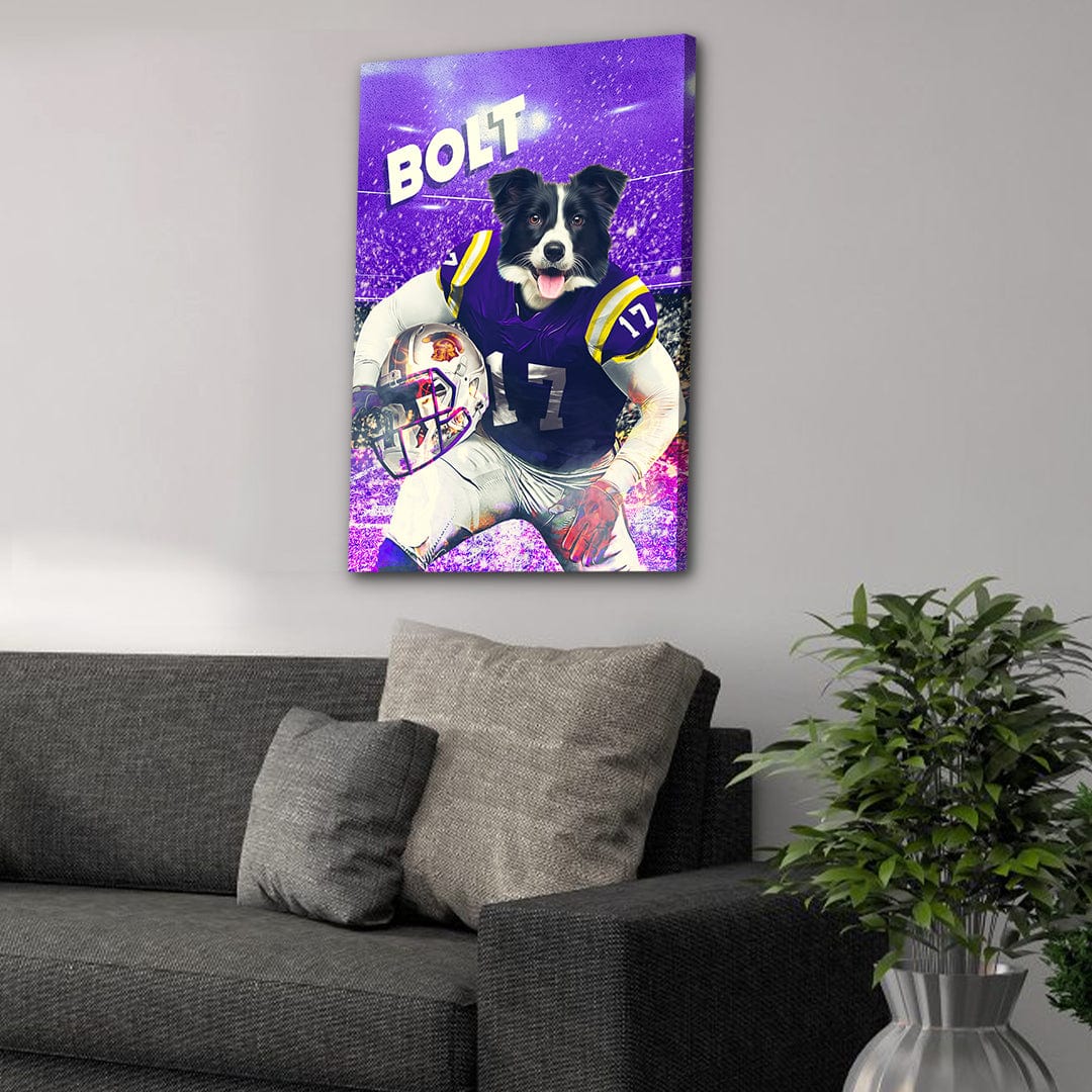&#39;Louisiana State Doggos&#39; Personalized Pet Canvas