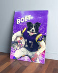 'Louisiana State Doggos' Personalized Pet Canvas