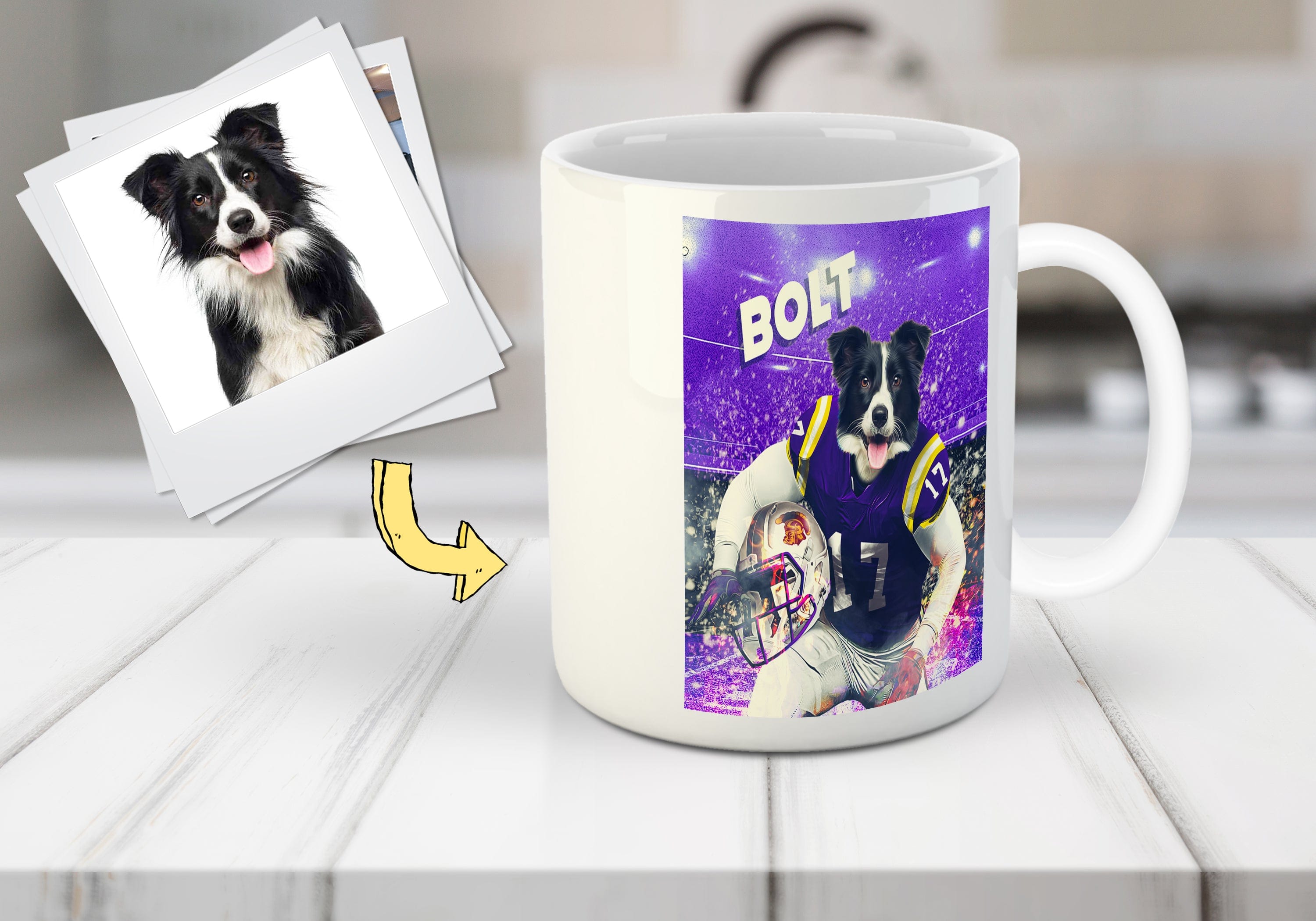 &#39;Louisiana State Doggos&#39; Personalized Pet Mug