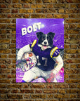 Póster Mascota personalizada 'Louisiana State Doggos'