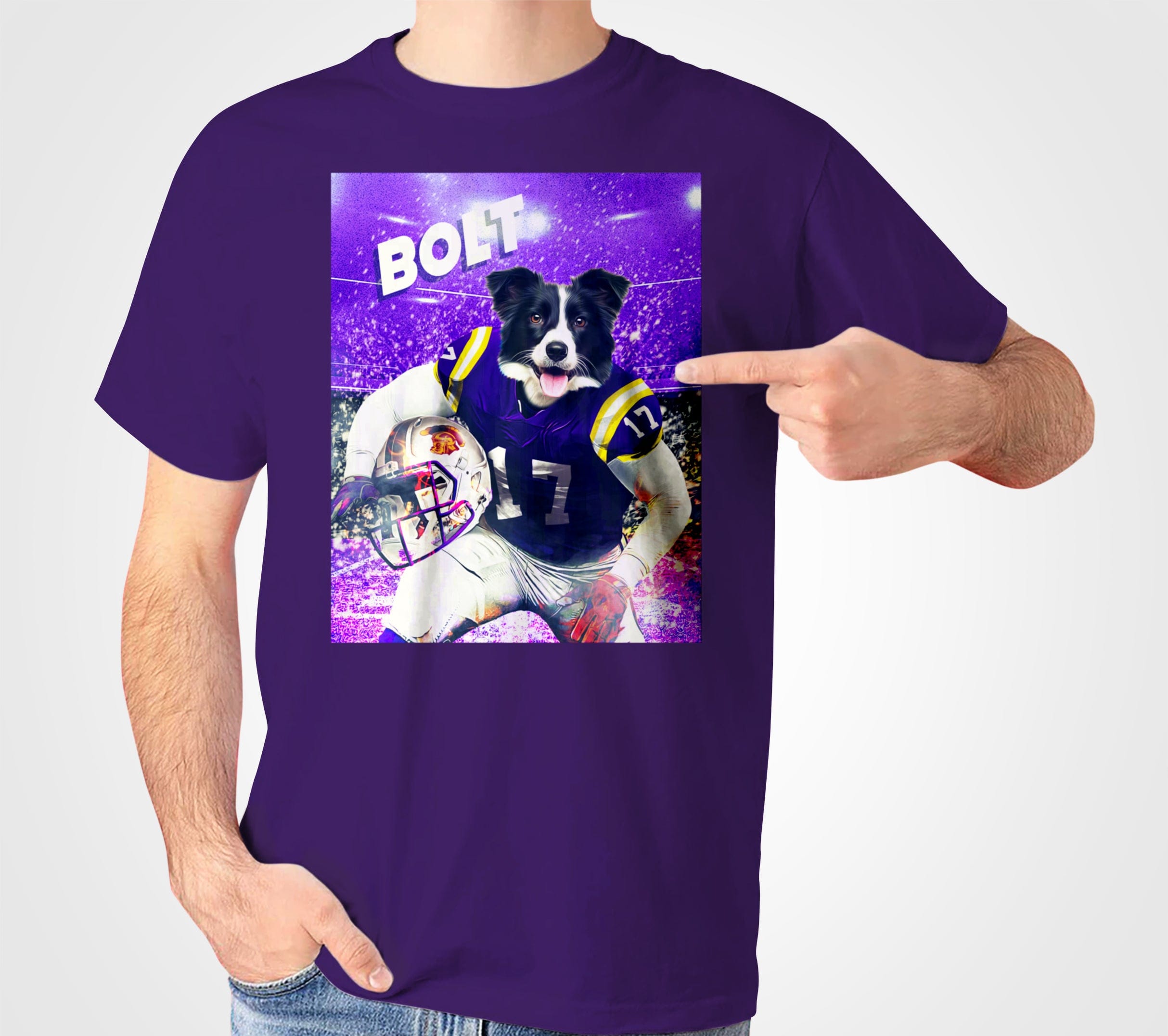Camiseta personalizada para mascotas &#39;Louisiana State Doggos&#39;