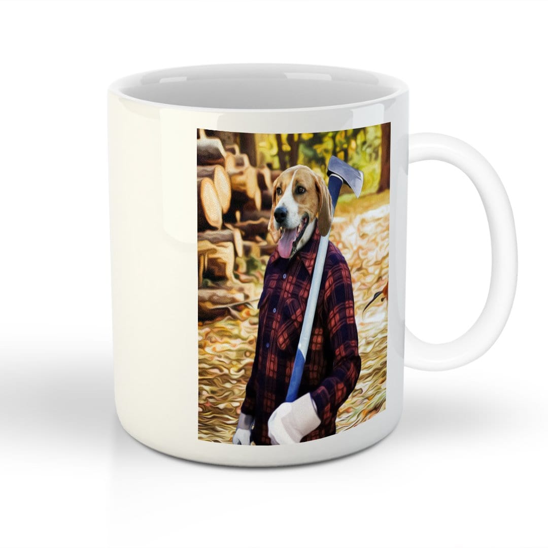 &#39;The Lumberjack&#39; Personalized Pet Mug