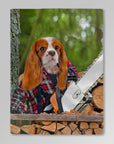 'Lumberwoman' Personalized Pet Blanket