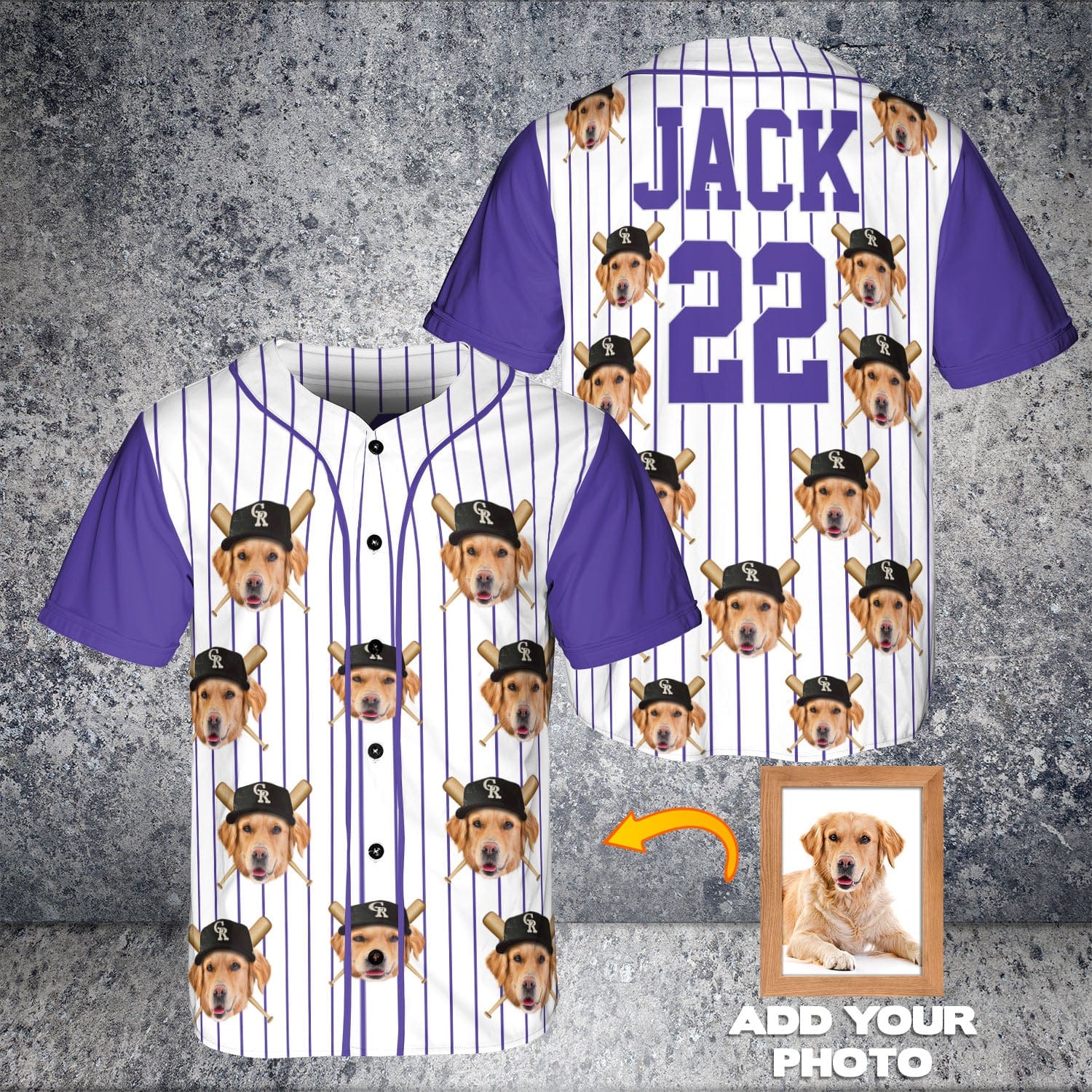 Camiseta de béisbol personalizada de los Colorado Doggies