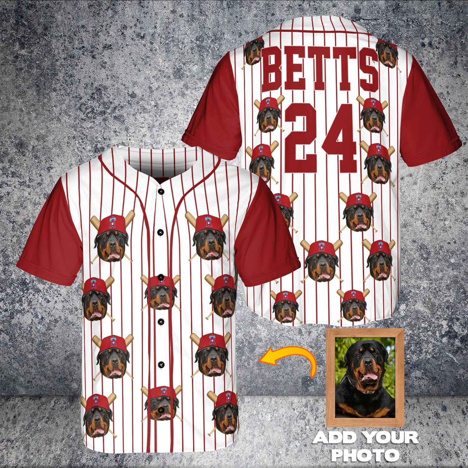 Jersey de béisbol personalizado de Los Angeles Angel Dogs