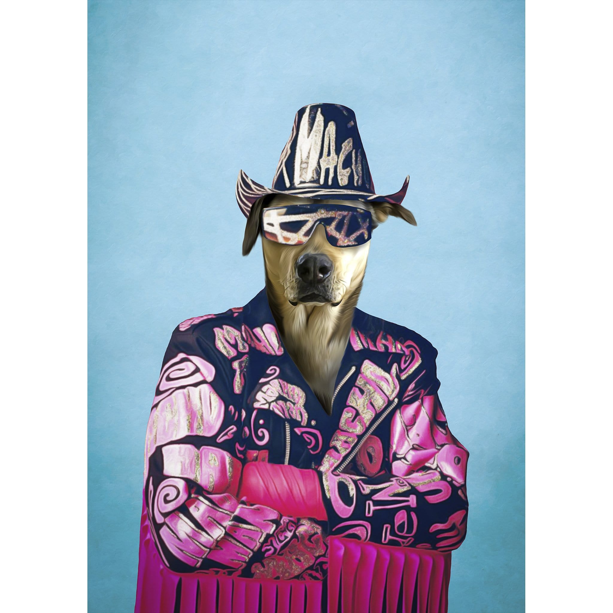 &#39;Macho Man Randy Dogger&#39; Digital Portrait