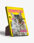 'Catmopolitan' Personalized Pet Standing Canvas