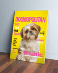 'Dogmopolitan' Personalized Pet Canvas