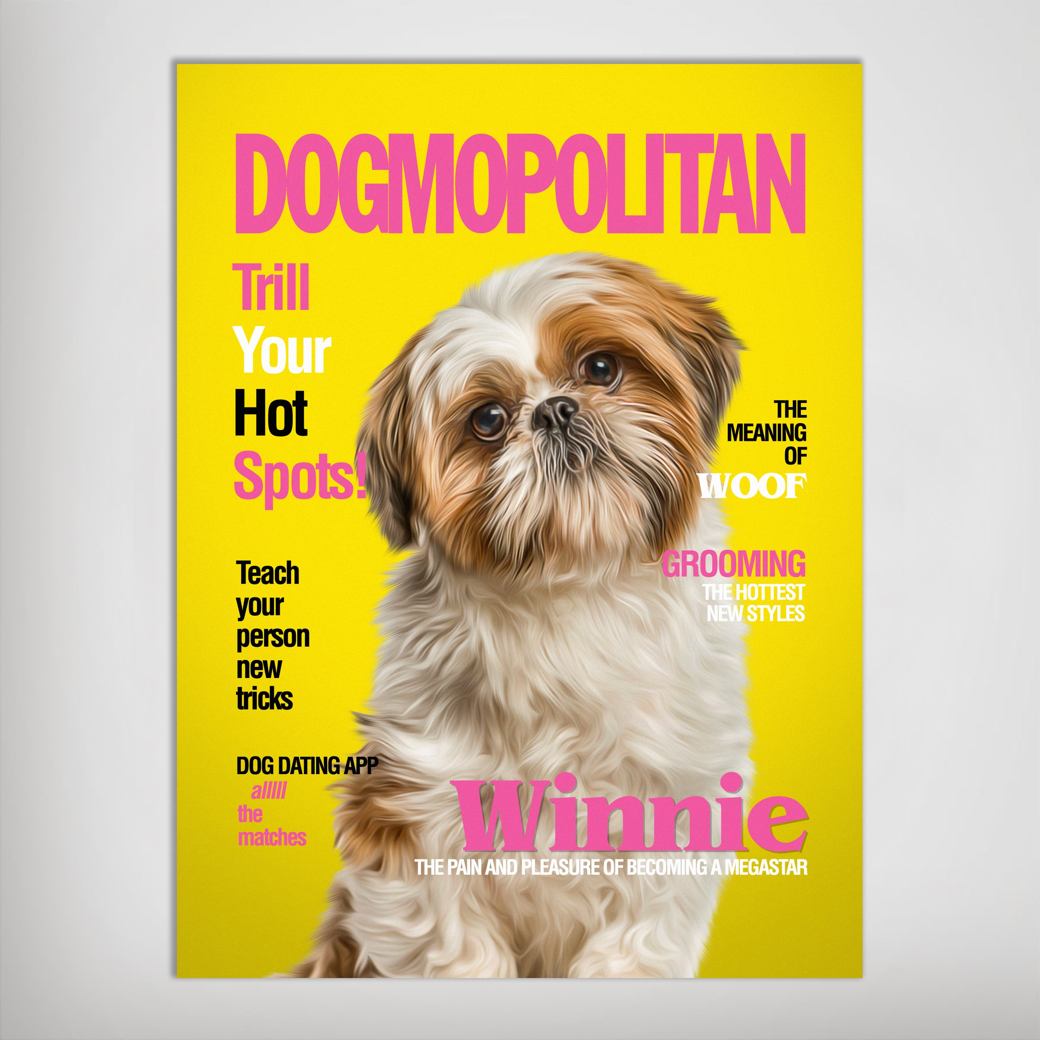 &#39;Dogmopolitan&#39; Personalized Pet Poster