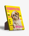 'Dogmopolitan' Personalized Pet Standing Canvas