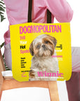 'Dogmopolitan' Personalized Tote Bag