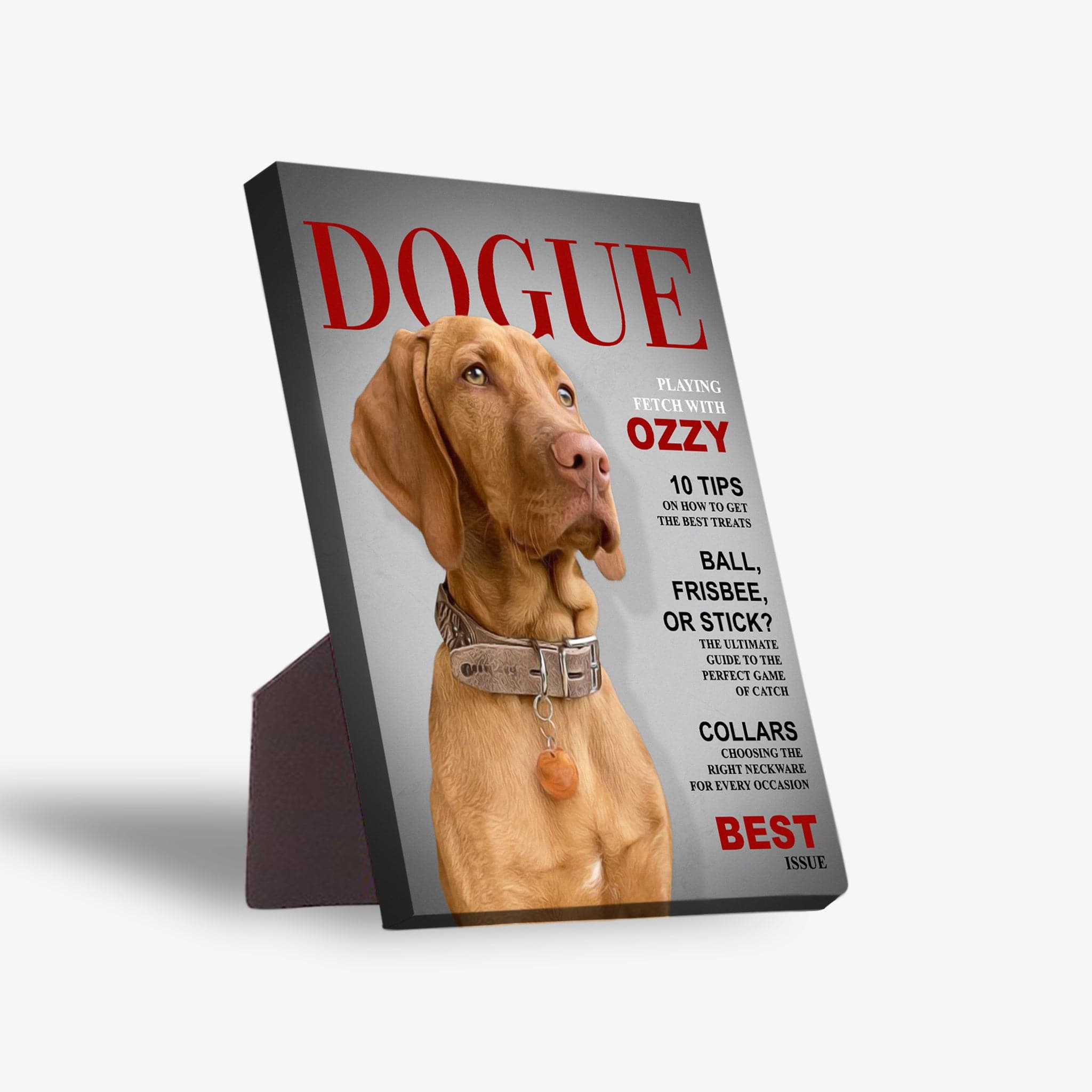 Lienzo personalizado para mascotas &#39;Dogue&#39;